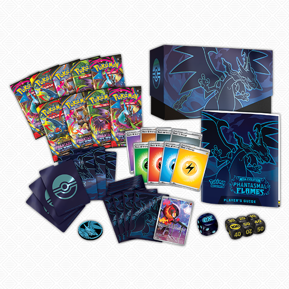 Pokemon Mega Evolutions: Phantasmal Flames Elite Trainer Box